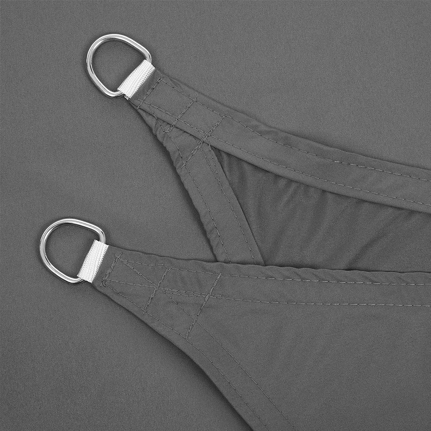 Sun Shade Sail - Tear-Resistant Polyester - Smoky Grey - 93% UV Protection