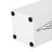Umbrella Stand - Metal - White - Square with Hooks and Drip Tray