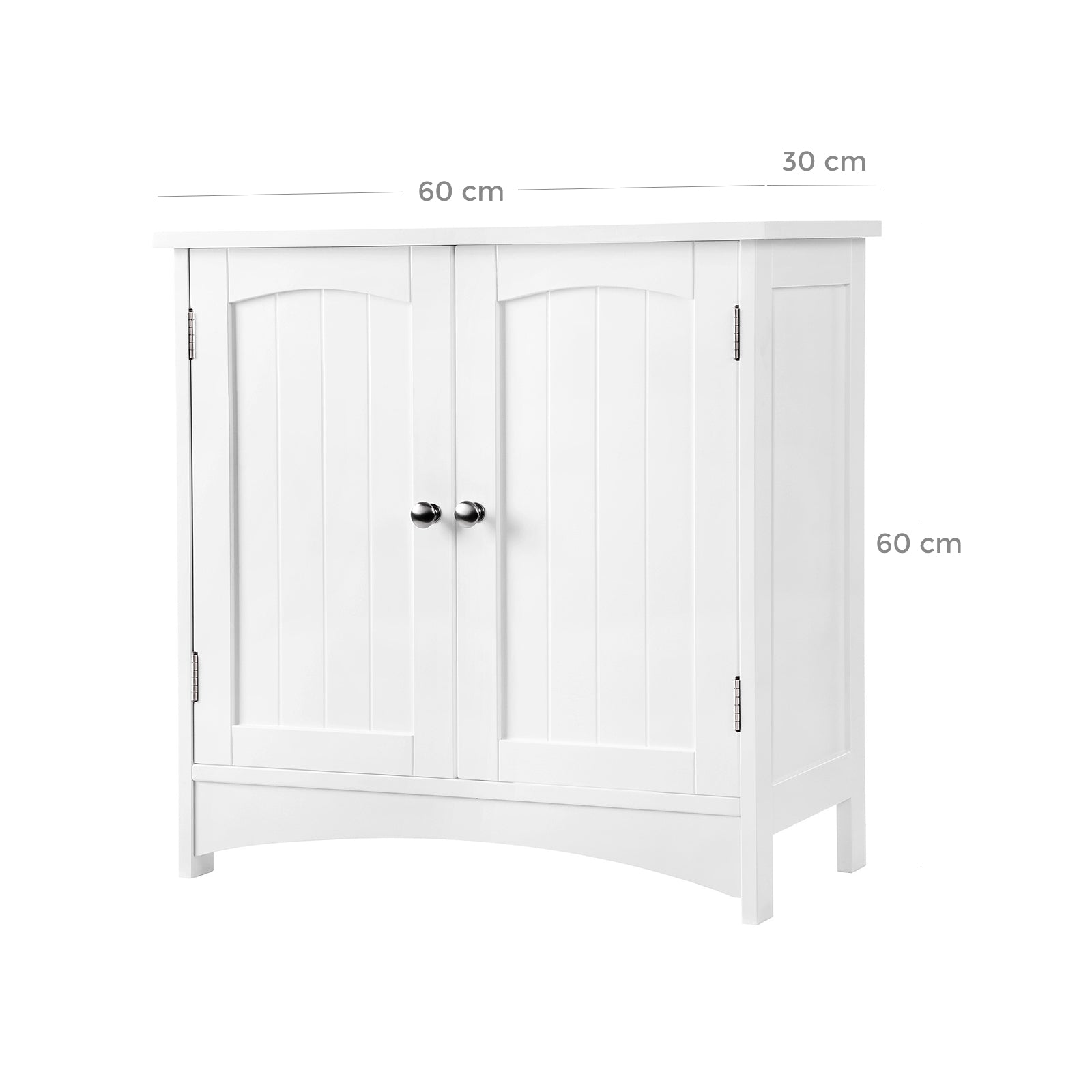 Under Sink Storage Cabinet - MDF - White