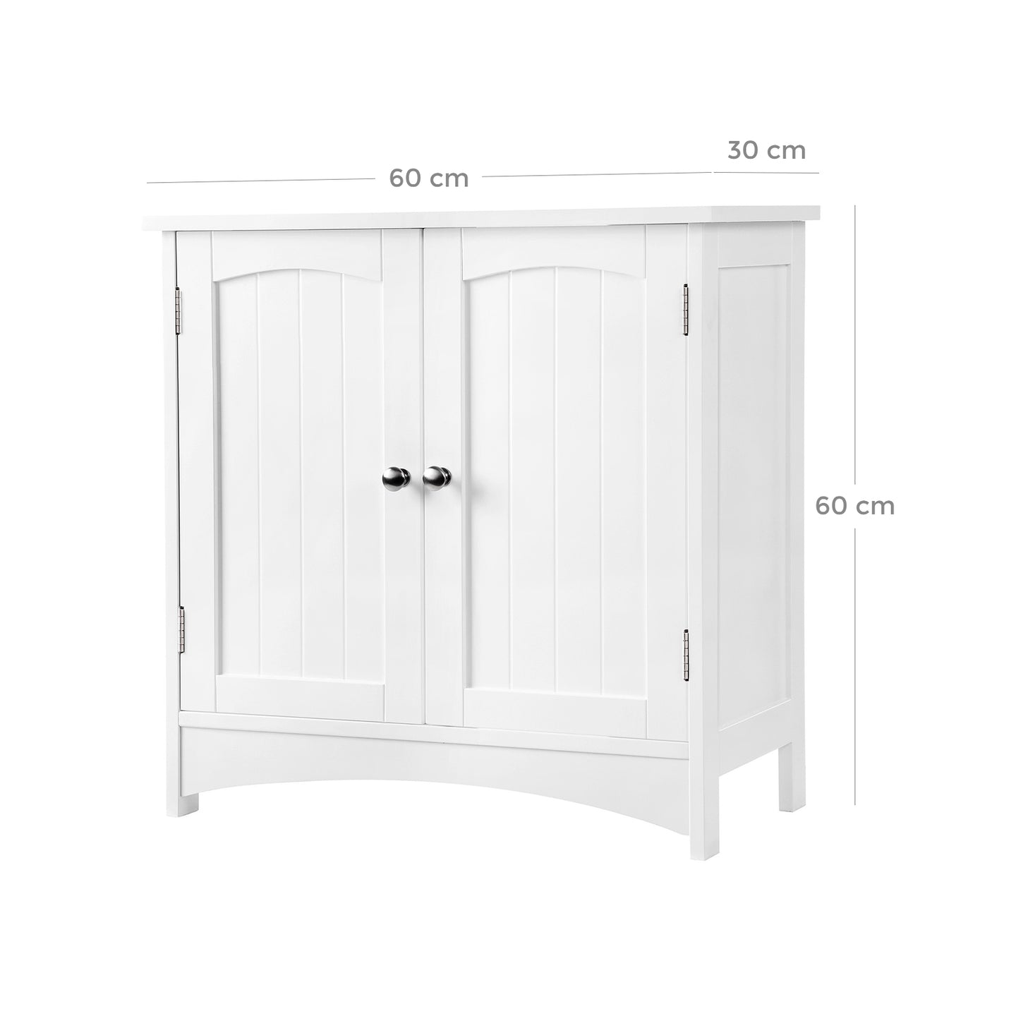 Under Sink Storage Cabinet - MDF - White