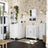 Under Sink Cabinet - MDF - Matte White - Double Door with Adjustable Shelf