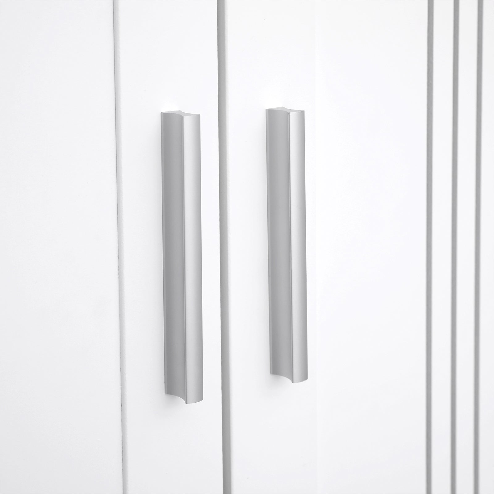 Under Sink Cabinet - MDF - Matte White - Double Door with Adjustable Shelf