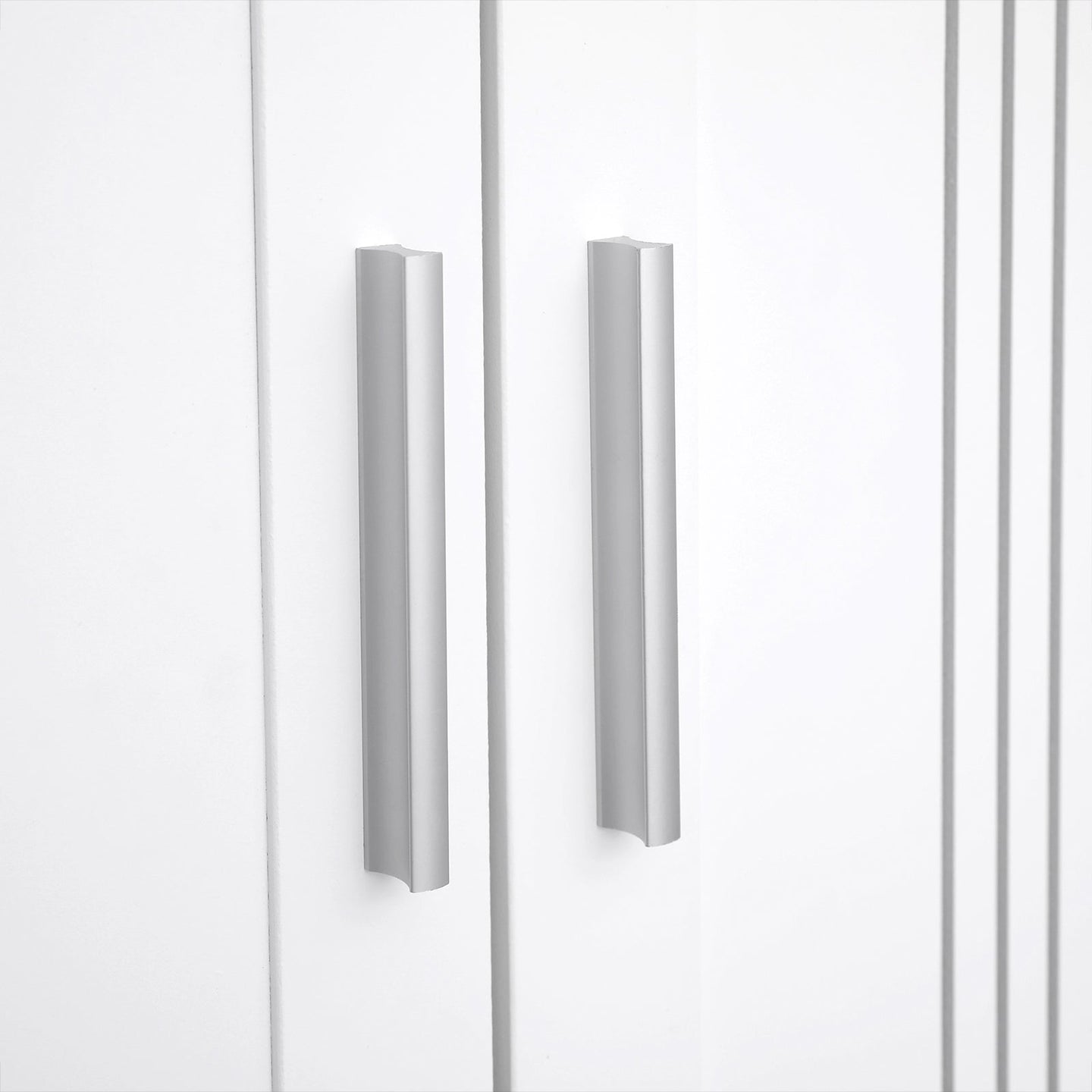 Under Sink Cabinet - MDF - Matte White - Double Door with Adjustable Shelf