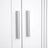 Under Sink Cabinet - MDF - Matte White - Double Door with Adjustable Shelf