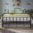 Underbed Storage Bag - Fabric - Grey - Foldable with Adjustable Divider
