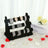 Jewellery Display Stand - Velvet - Black - 3-Bar Tangle-Free Organizer