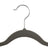 Velvet Trouser Hangers - Velvet - Grey - Non-Slip with 360 Rotating Hook and Clips