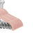 Velvet Trouser Hangers - Velvet - Grey - Non-Slip Space Saving with Clips and 360° Rotating Hook