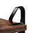 Vintage Floating Shelves - Wood - Rustic Brown - Set of 2 Wall Mounted Display Ledges