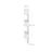 5-Tier Floating Wall Corner Shelf - Wood - White - Zigzag Design