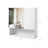 Wall Mounted Bathroom Cabinet - Wood - White - Adjustable Shelves and Buffer Hinges