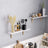 Floating Wall Mounted Shelves - Wood - White and Natural - Set of 2