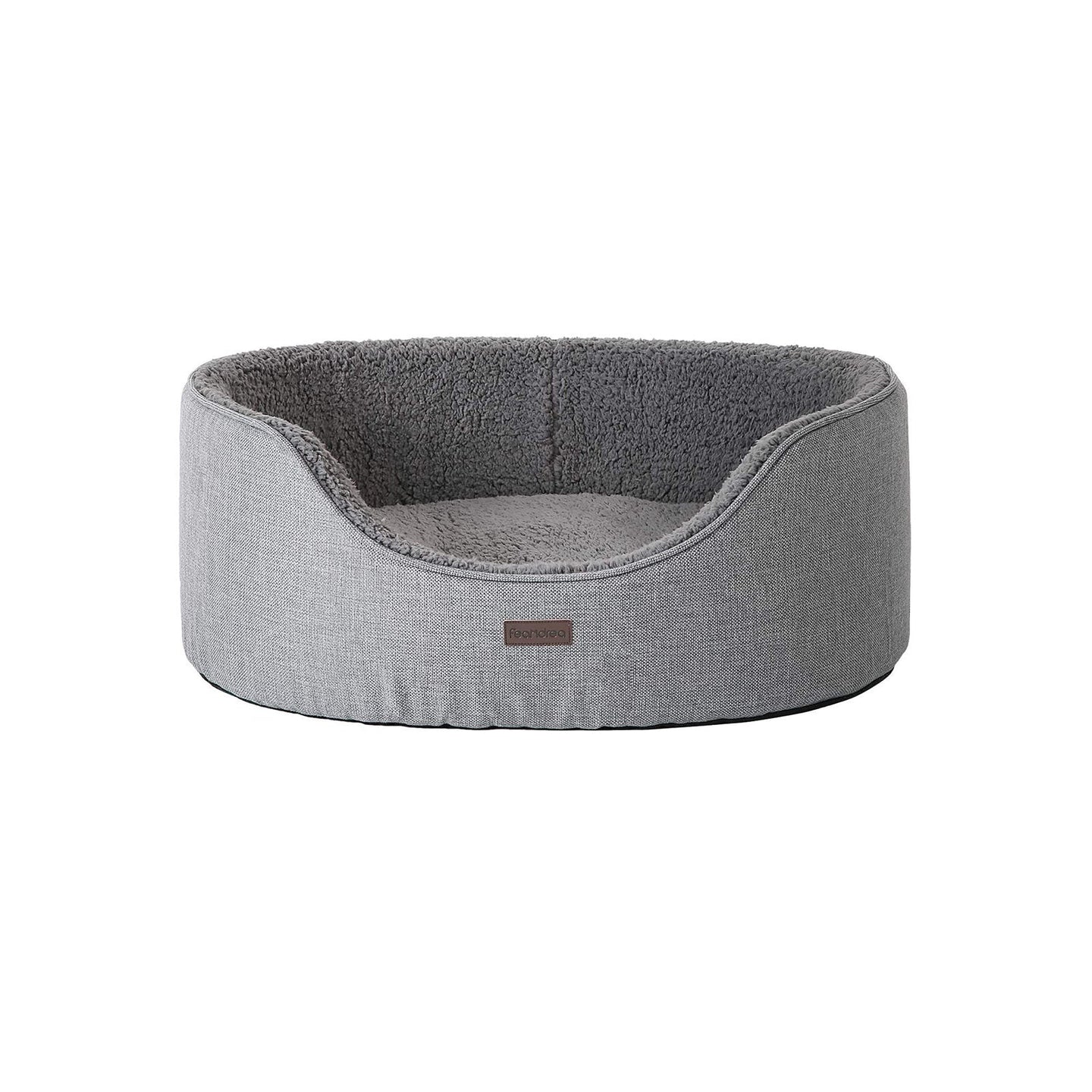 Dog Bed - Fabric - Multicolor - Washable and Reversible Cushion