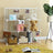 Storage Cubes - Metal Wire - White - Interlocking Shelving Unit with PP Plastic Sheets
