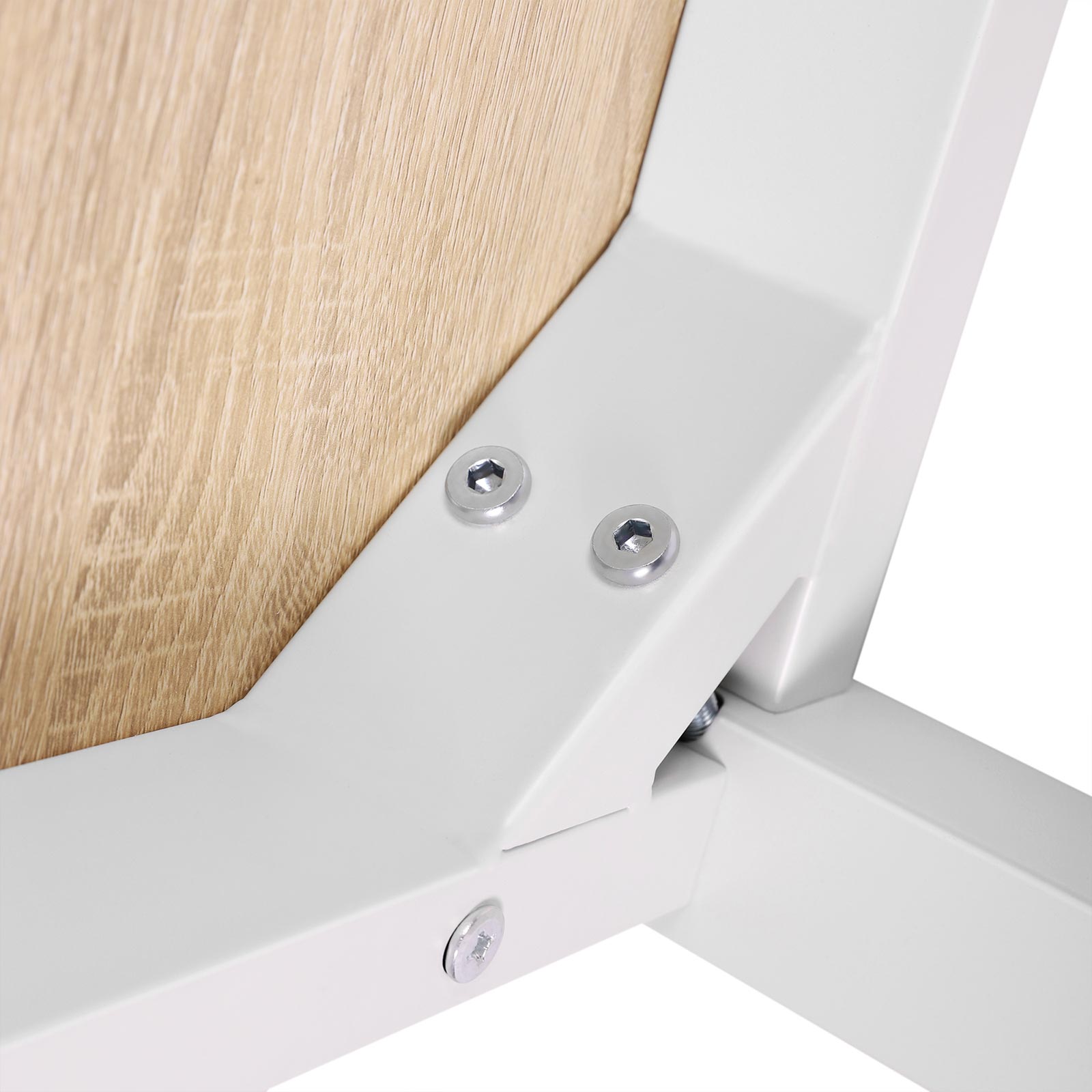 Study Table - Wood - Natural Finish - Large Surface Area with Adjustable Leveling Feet