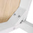 Study Table - Wood - Natural Finish - Large Surface Area with Adjustable Leveling Feet