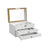 Jewelry Organizer - Engineered Wood - Black - 3-Tier with Velvet Lining and Drawers