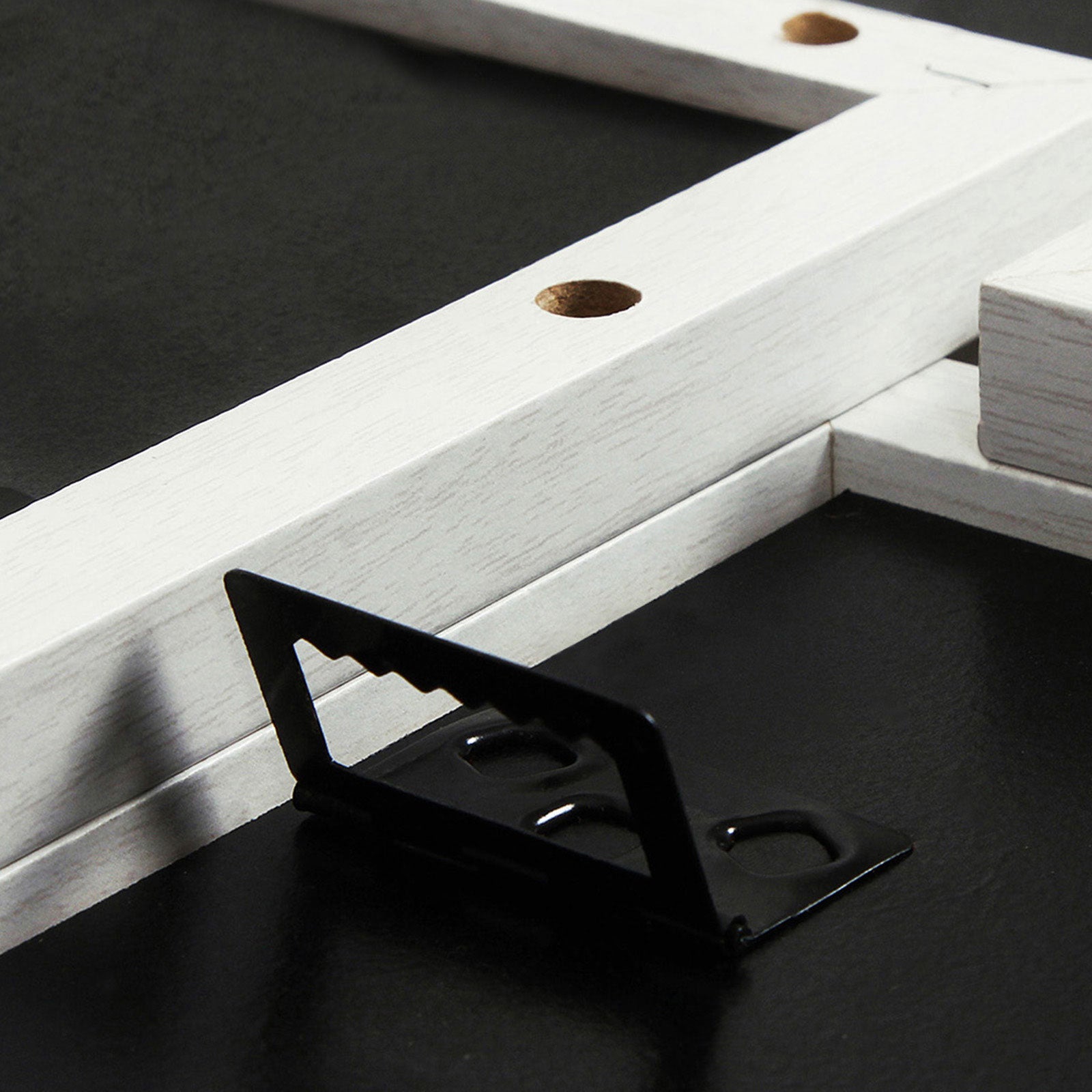 Photo Frame - White Wood Grain - Wall Mounted