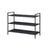 3-Tier Shoe Rack - Smoky Grey - Polyrattan