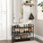 3-Tier Shoe Rack - Smoky Grey - Polyrattan