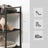 3-Tier Shoe Rack - Smoky Grey - Polyrattan