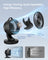 Air Circulator Desk Fan - Plastic and Steel - Ink Black