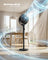 Standing Fan for Bedroom - Plastic and Steel - Ink Black - with Remote