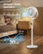 Standing Fan for Bedroom - Plastic and Steel