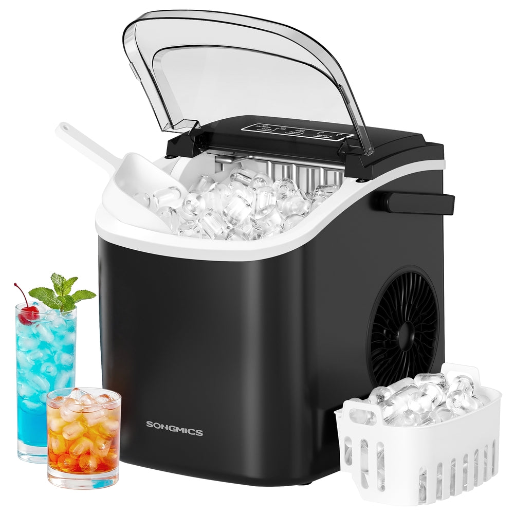 Ice Maker Countertop - Plastic and ABS Plastic - Ink Black