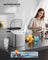Ice Maker Countertop - Plastic and ABS Plastic - Silver Grey