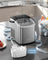 Ice Maker Countertop - Plastic and ABS Plastic - Silver Grey