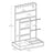 Jewelry Organizer - Metal - Clear - Multi-Functional Display Stand with Velvet Tray