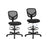 Drafting Stool Chair - Mesh - Black - Ergonomic Design with Adjustable Height Footrest